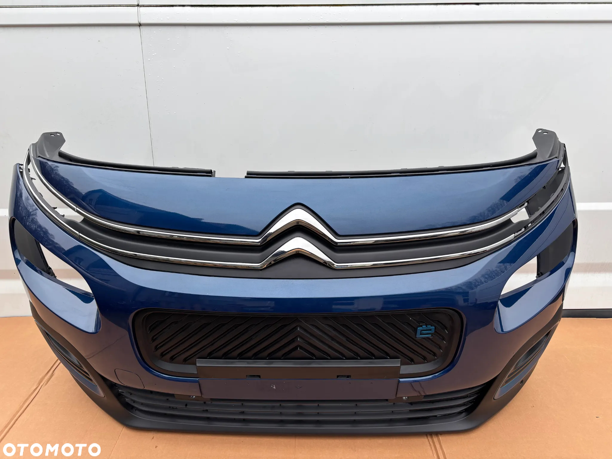 Oryginalny Zderzak Przedni Citroen Berlingo E IV 4 Pod PDC Grill Atrapa Dół Zderzaka Halogen Kratka Lewa Prawa 9816749477 Chrom Niebieski JG 2R - 2