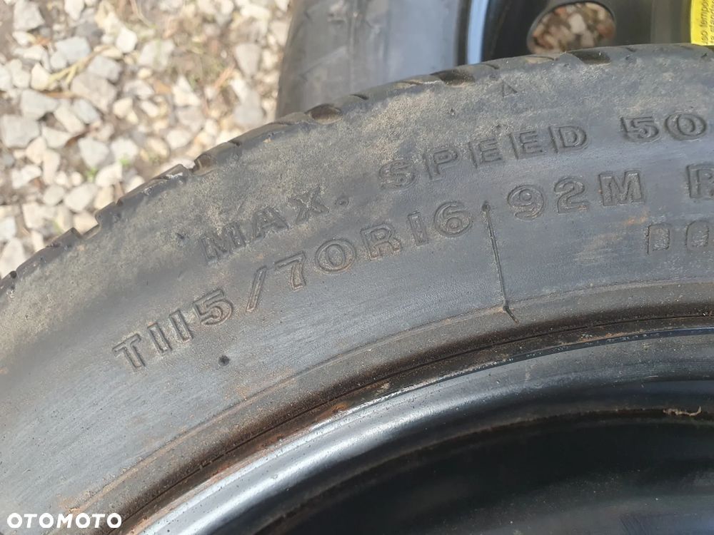 KOŁO DOJAZDOWE ZAPASOWE 16 5X110 ET41 OPEL SIGNUM VECTRA C ASTRA 2160115 - 3