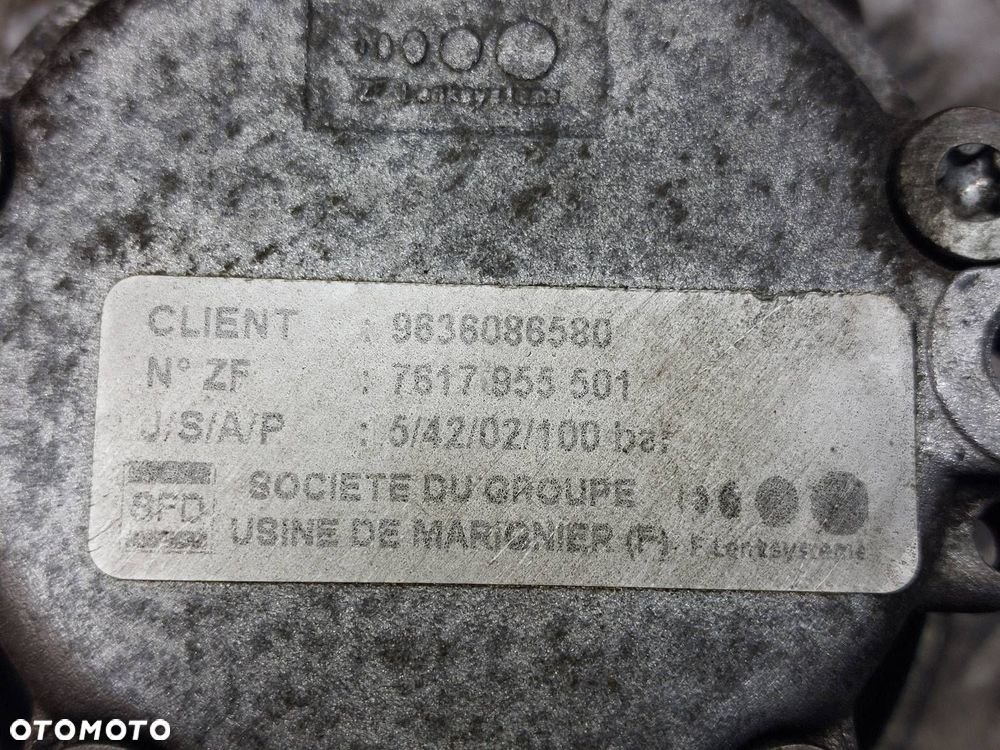 POMPA WSPOMAGANIA CITROEN C5 I 2.0 16V 9636086580 - 5