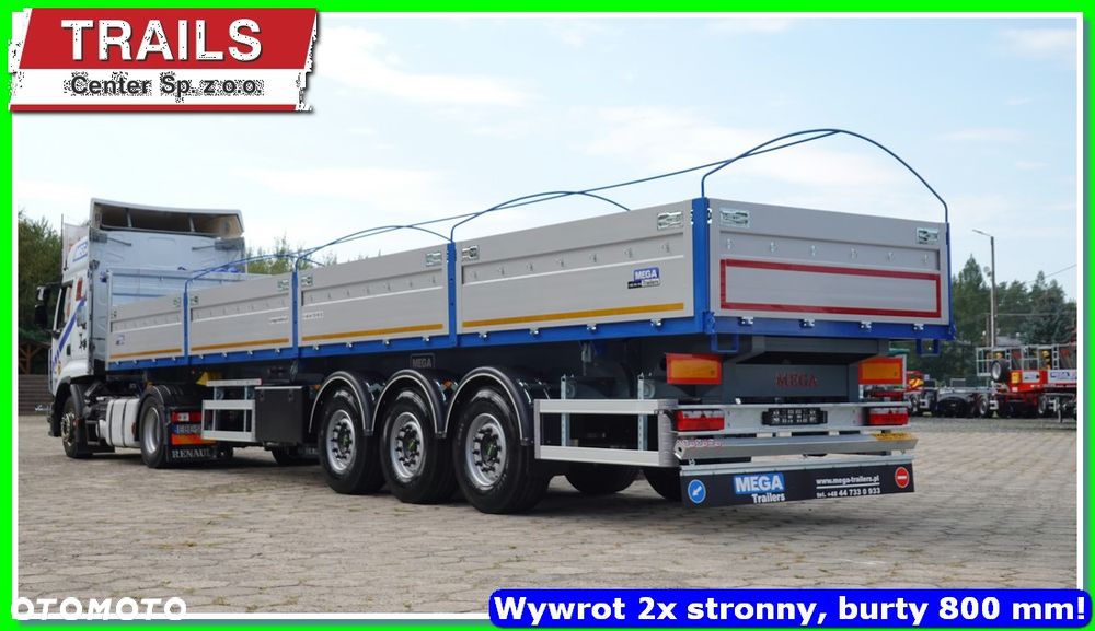 Inny Wywrotka 2x strony, platforma 12,60 m, burty ALUM 600/800 mm !!! - 39