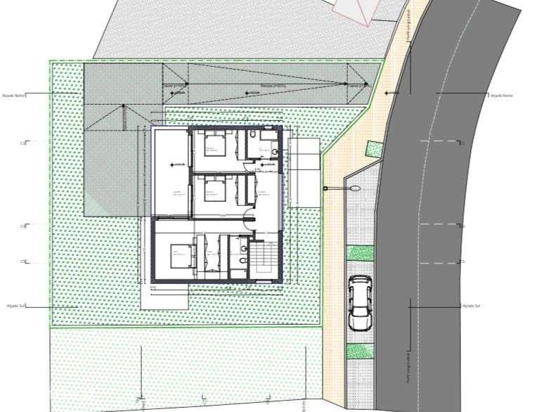 Terreno com projeto pronto a construir - Grande imagem: 5/12