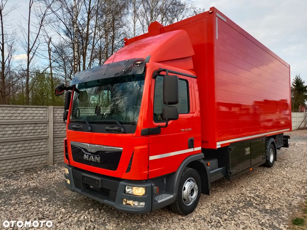 MAN TGL12.220* KONTENER ALUMINIOWY* BOCZNY ZAŁADUNEK* WINDA* NIESPOTYKANY* NIE ATEGO TGM LF FL EUROCARGO* Z NIEMIEC - 1