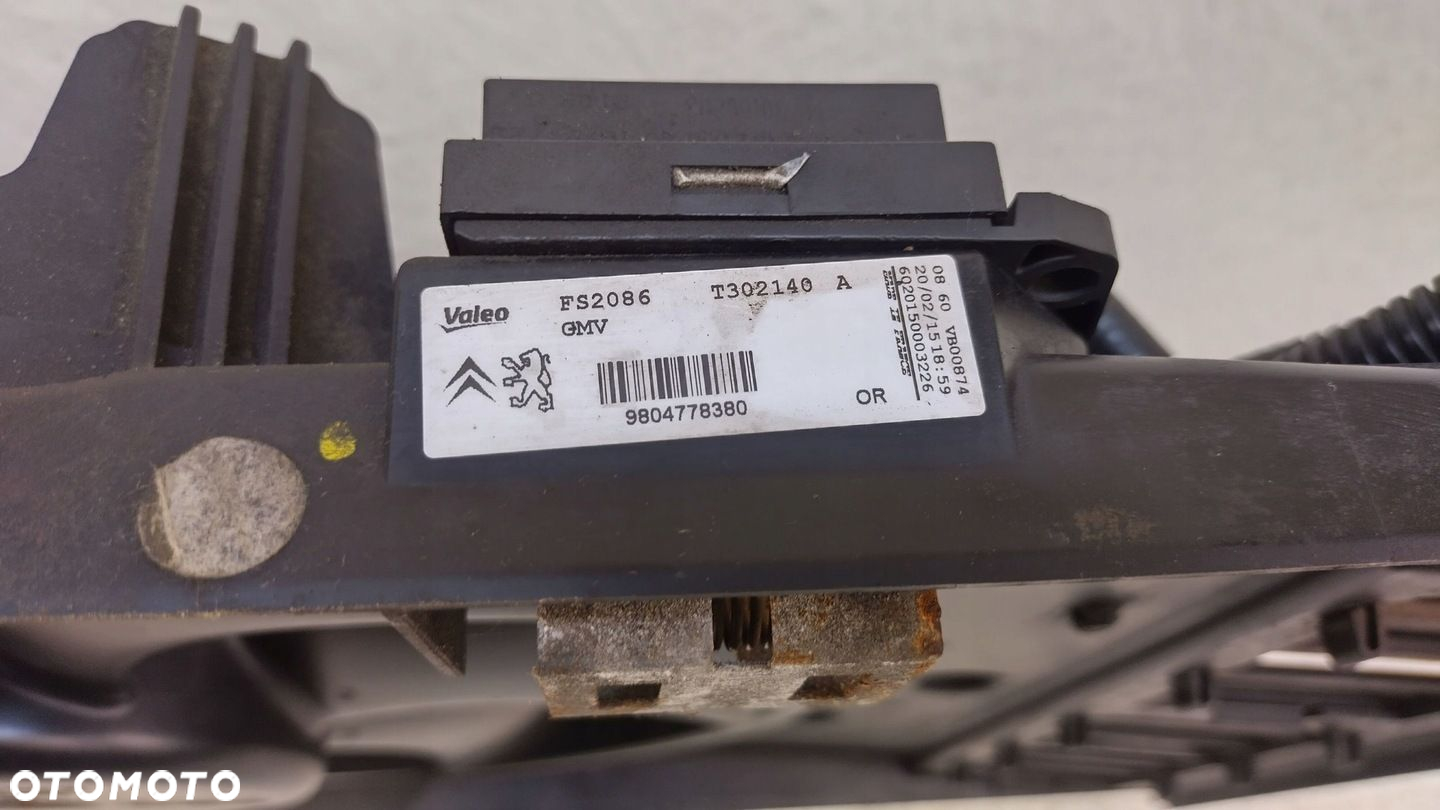 PEUGEOT 508 1 I LIFT 15-18 2.0 HDI WENTYLATOR CHŁODNICY 9804778380 - 7