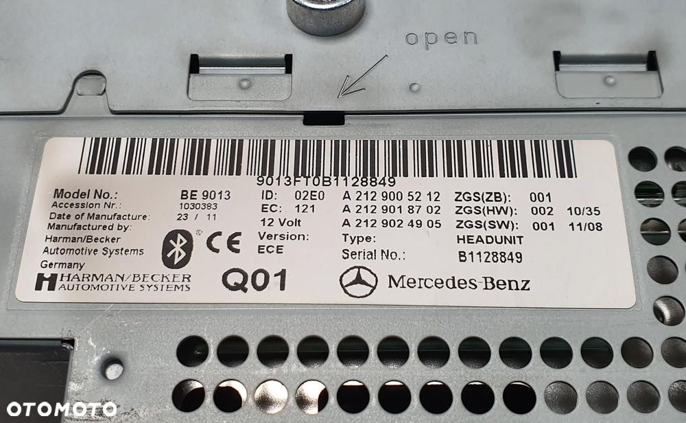RADIO NAWIGACJA MERCEDES W207 A2129005212 - 5