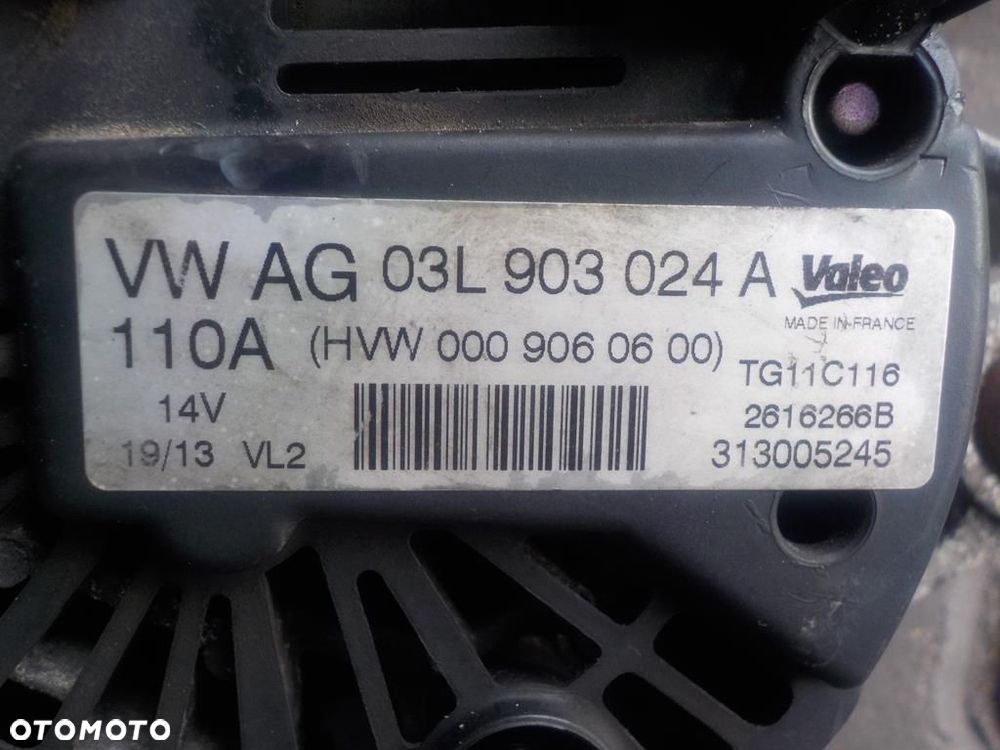 VW CRAFTER 2.0 TDI ALTERNATOR 110A - 4