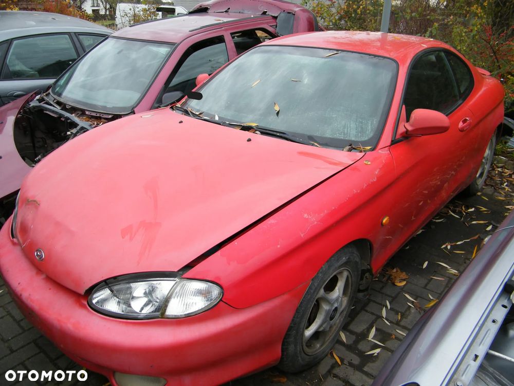 Hyundai Coupe (96-99r.) 2.0 B 138KM silnik G4DF skrzynia M5GF2 lakier POPPY RED [XM]. Cały na części - 2