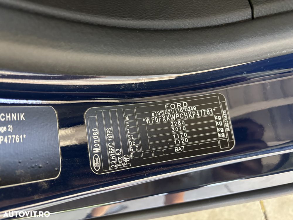 Ford Mondeo Turnier 2.0 Ti-VCT Hybrid Titanium - 33