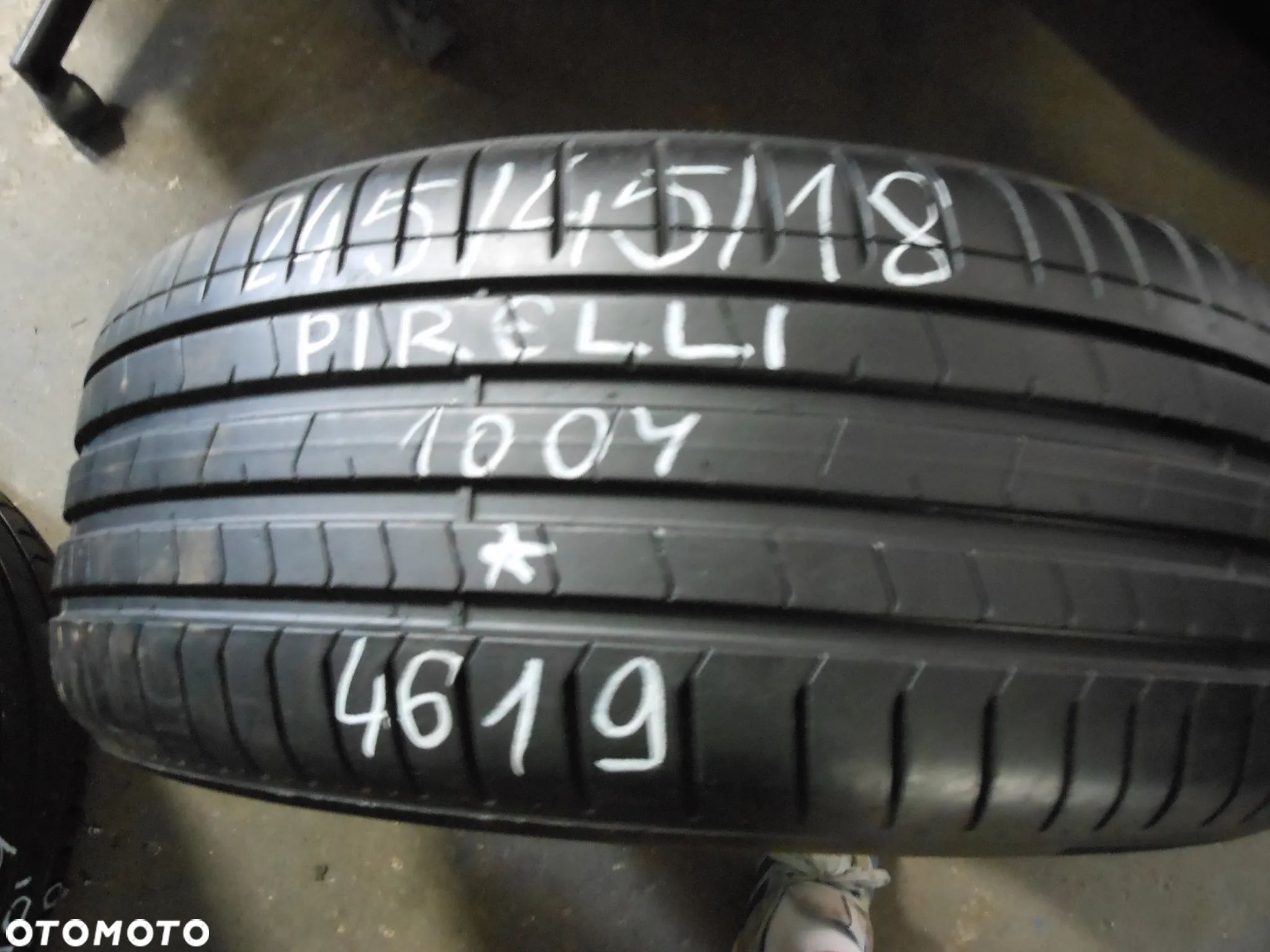 OPONA POJEDYNKA 245/45R18 PIRELLI PZERO DOT 4619 7.3MM - 1