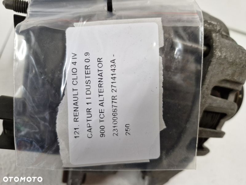 renault captur 1 i clio 4 iv duster 0.9 900 tce alternator 231006677r 2714143a - 8
