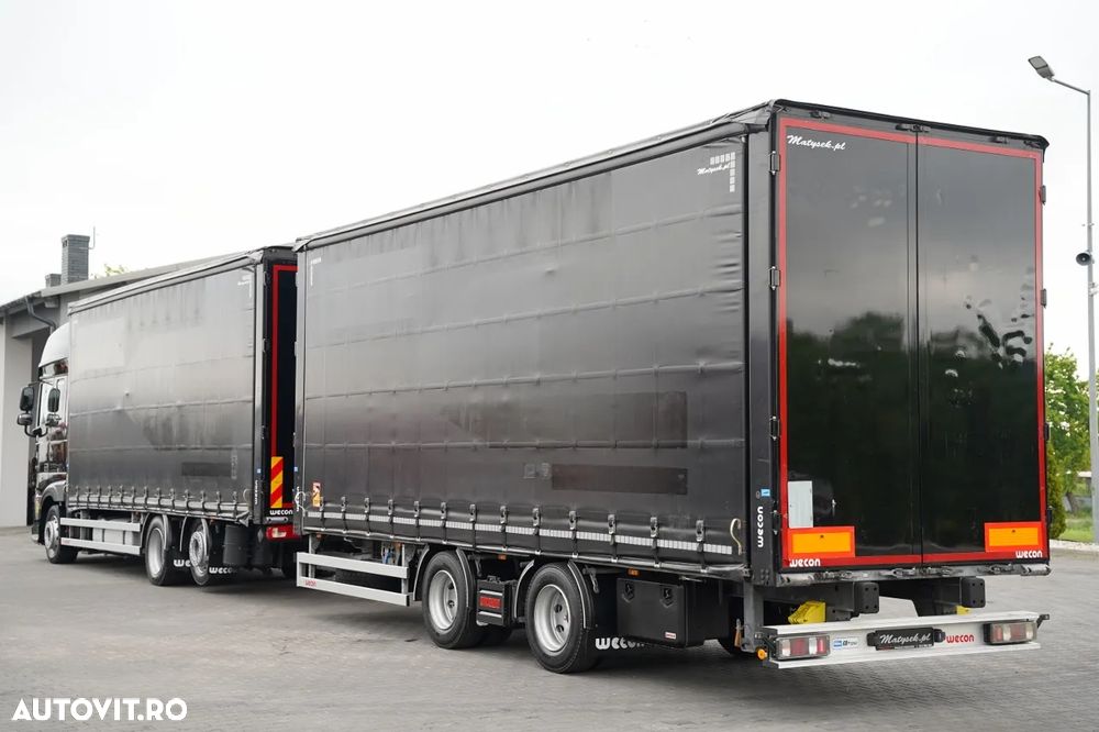 DAF XF 480 / COMBINAȚIE TANDEM 120 M3 / TRANSITION / I-PARK COOL / 7.7 M + 7.7 M / WECON / 2022 / - 5