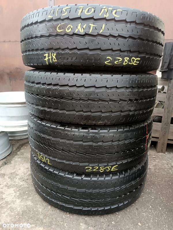 215/70R15C 15 Opony Letnie Lato CONTINENTAL VancoCamper 7,5mm Legnica ALU-RAD jak 225/70