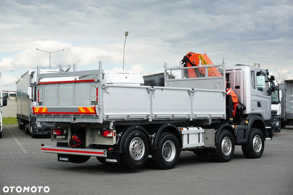 Scania G 400 / E 5 / 8 X 4 / 4 x 4 / WYWROTKA + HDS / TRIDEM / PALFINGER PK 26002 / MANUAL - 5