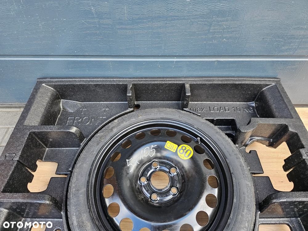 KOŁO DOJAZDOWE ZAPASOWE ZESTAW KLUCZ LEWAREK STYROPIAN PODŁOGA OPEL ASTRA K 16 CALI 5x105 115/70/16 ET25 - 2