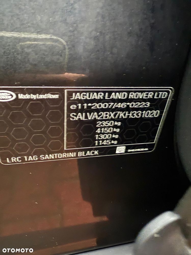 Land Rover Range Rover Evoque 2.0Si4 HSE Dynamic - 13