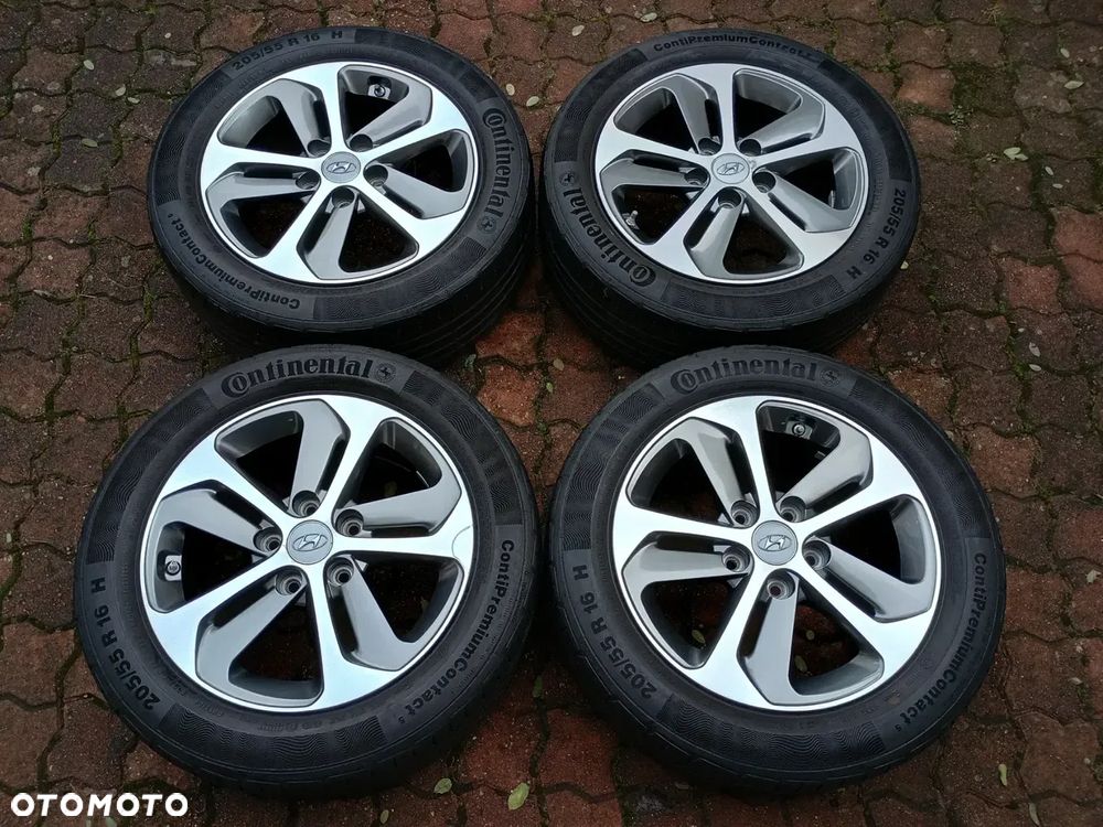Alufelgi Hyundai I30 5 x 114,3 Czujniki  205/55/16 - 1