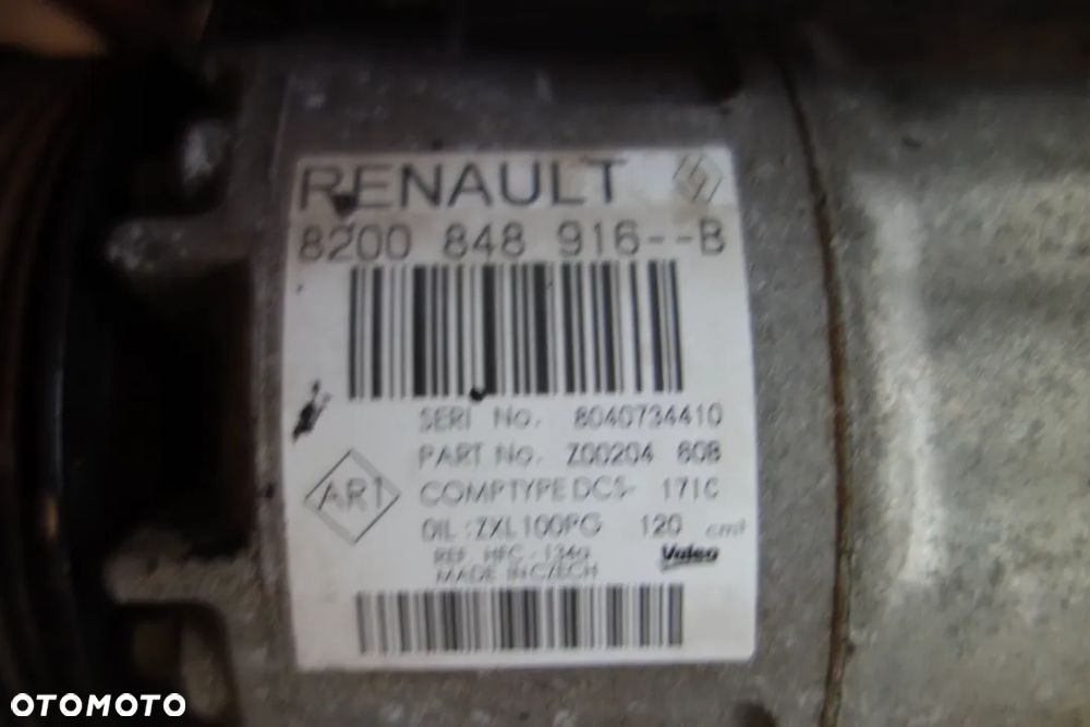 KOMPRESOR SPRĘŻARKA POMPA KLIMATYZACJI RENAULT TRAFIC III 8200848916B - 2