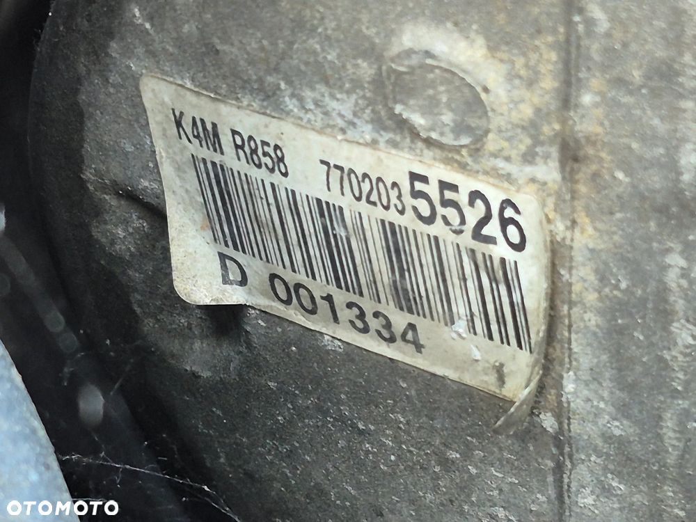 Silnik Renault 1.6 16V 110KM K4M R858 kompletny - 2