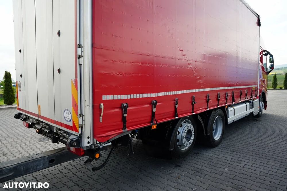 Volvo FH 460 / COMBINAT TANDEM / 120 M3 / TRANSITION / I-SAVE / I-PARK COOL / DIRECȚIE CU RIDICARE AXLE / WIELTON / CORTINĂ ARMATĂ - 13