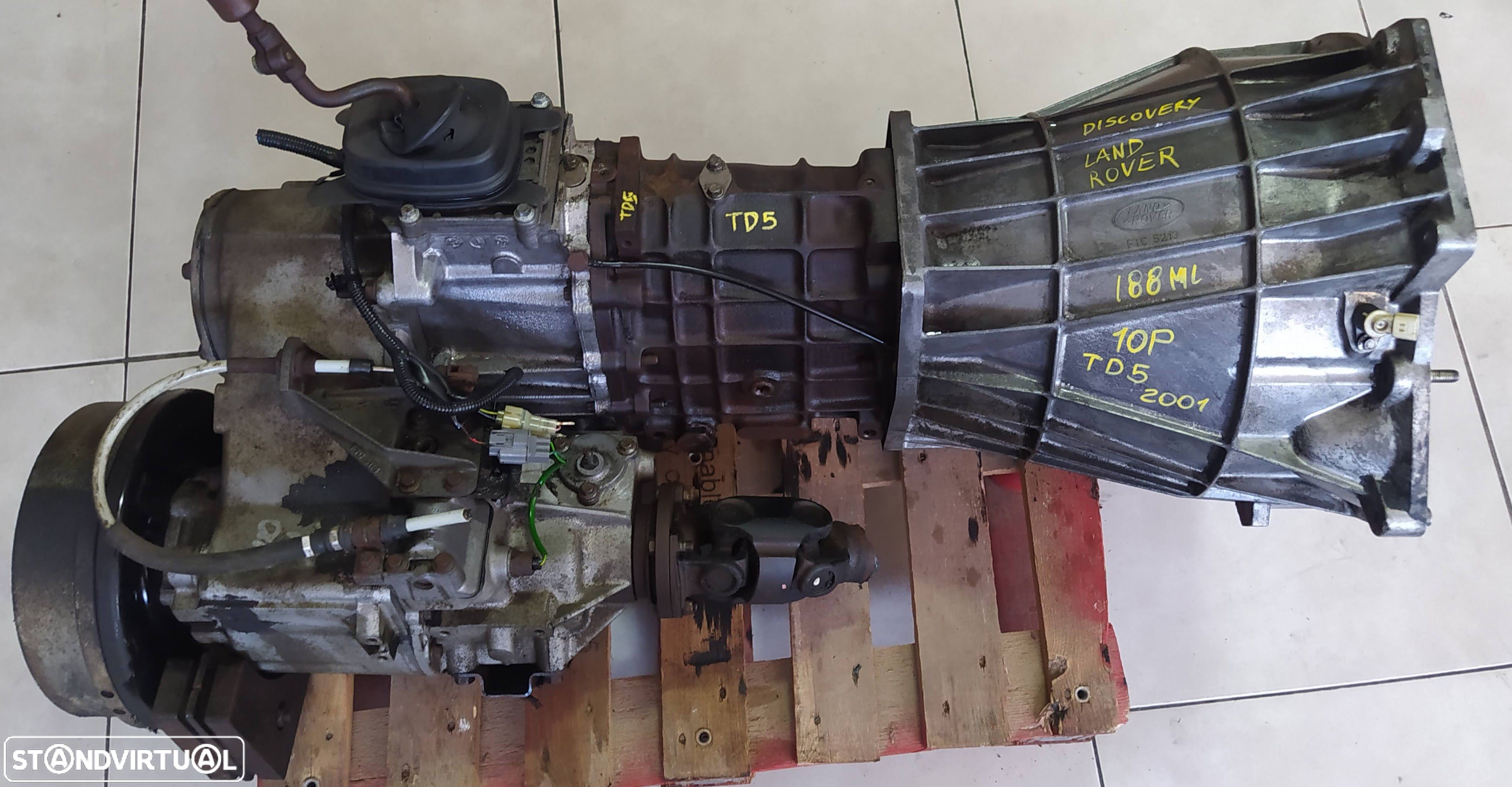 caixa Land Rover Discovery 2.5 TD5 10P caixa velocidades e transferencia - 1