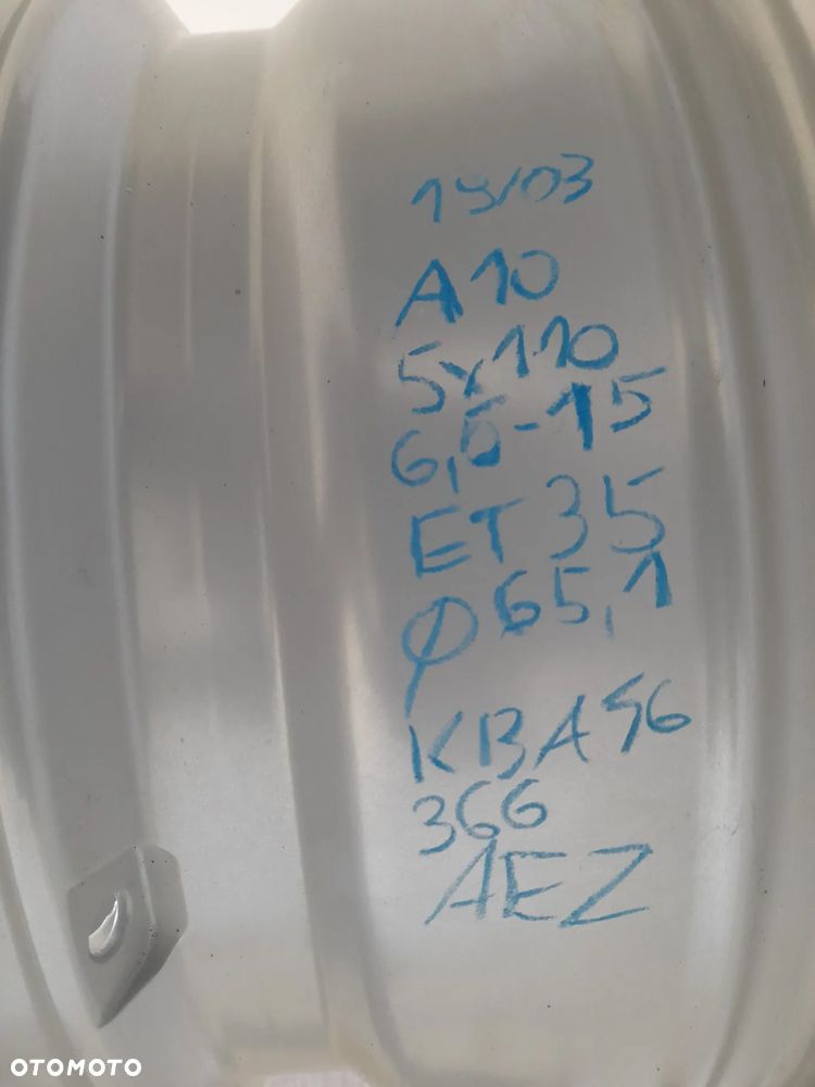 Felga aluminiowa AEZ KBA46366 6.5" x 15" 5x110 ET35 - 2