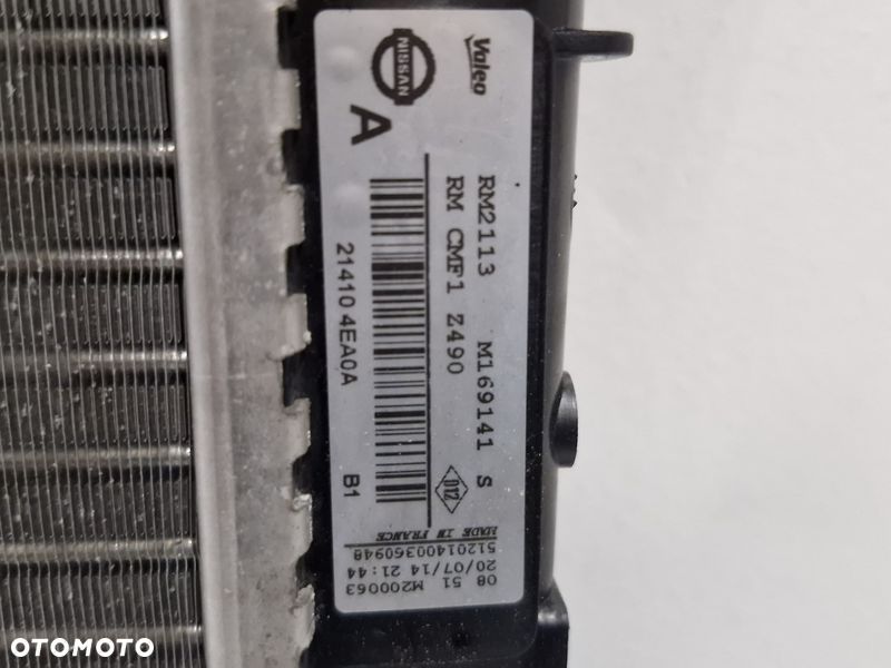 nissan qashqai 2 ii j11 1.5 dci chłodnica wody cieczy 214104ea0a - 5