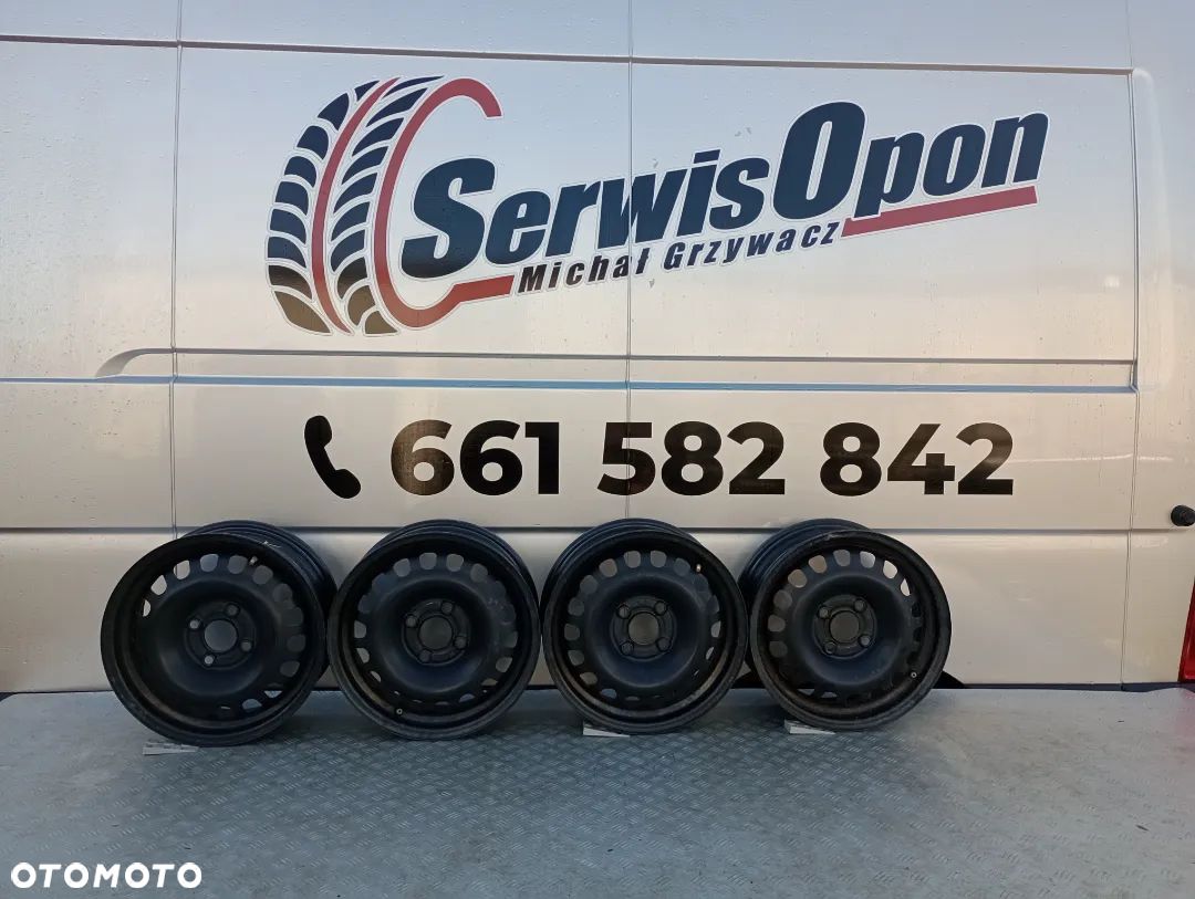 4x100 R14 5,5J ET 39 + czujniki GM Opel Corsa - 1