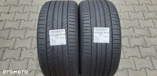 Opony Continental 275 40 R19