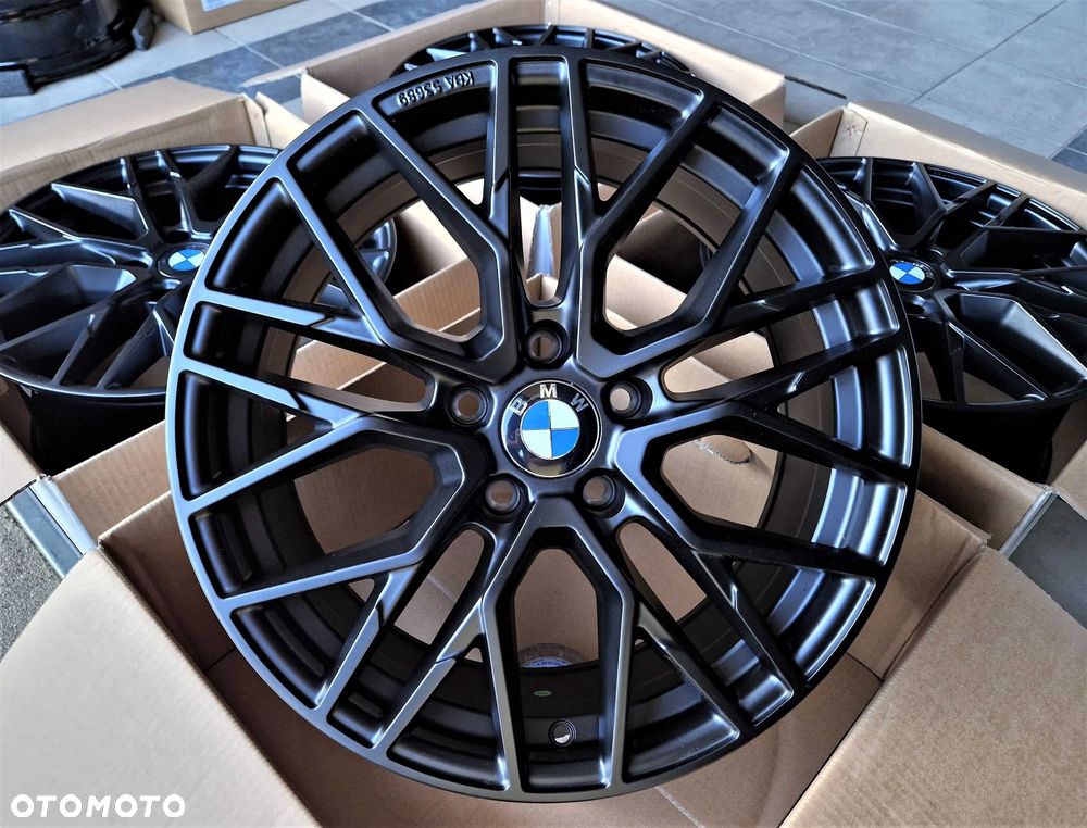Alufelgi 17 BMW 5x120 1 3 X1 X3 F30 F31 E90 E91 E46 F20 F21 E87 E83 F25 Czarne ! 606#