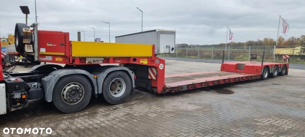 Doll DOLL naczepa 3 osiowa typu tiefbett, odpinany balkon, rozciągana - 3