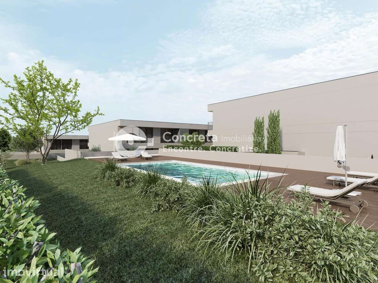 Apartamento T2 novo com piscina em Alvelos, Barcelos - Grande imagem: 4/29