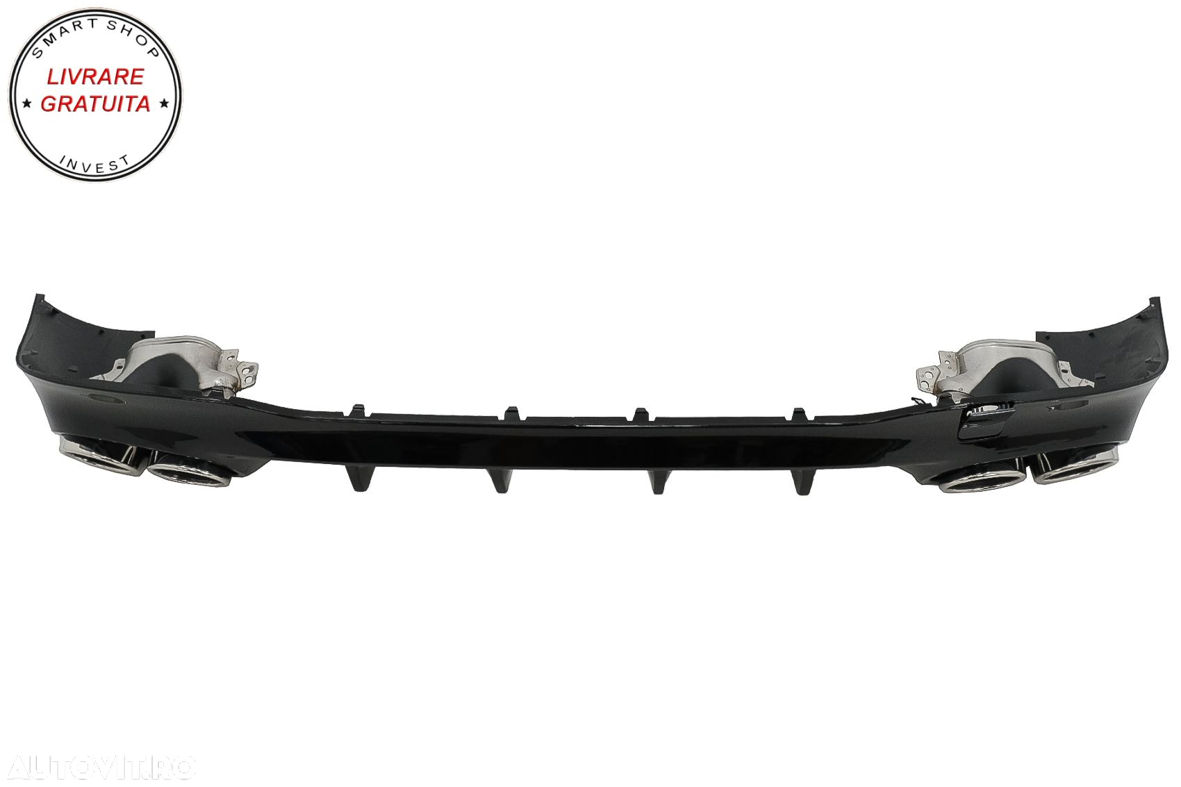 Difuzor Bara Spate cu Ornamente Evacuare Mercedes CLA X118 Shooting Brake C118 Cou- livrare gratuita - 6