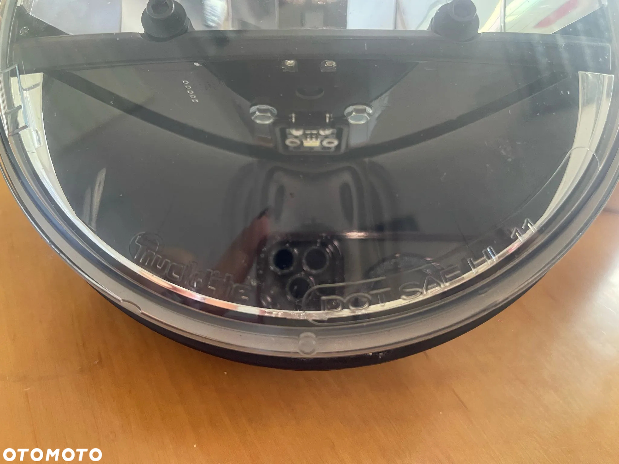 Lampa reflektor klosz przód Harley 7 cali Truck-lite Touring Electra Street Glide - 4