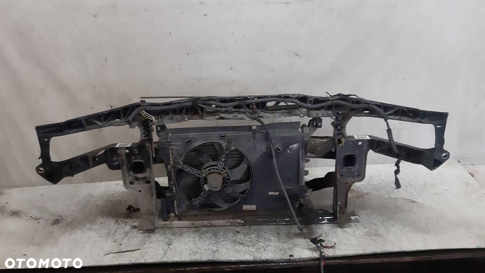 ^ PAS PRZEDNI OPEL CORSA D 1.0 1.2 1.4 BELKA WZMOCNIENIE CZOŁOWE CHŁODNICA WODY WENTYLATOR BEZ KLIMY - 5