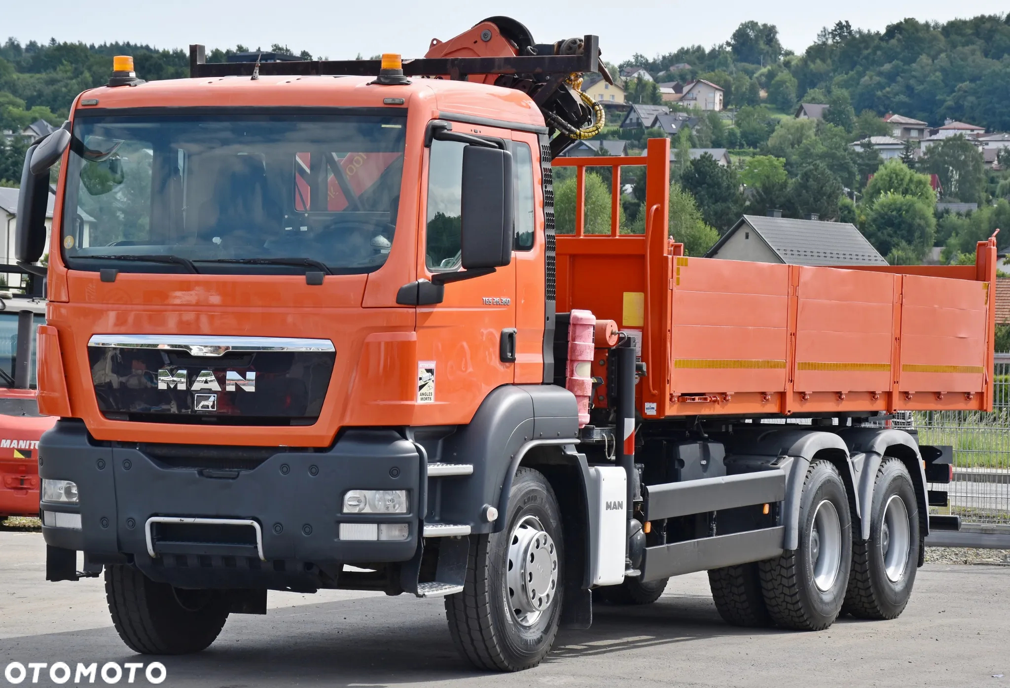 MAN TGS 26.360 * WYWROTKA 6,10m + PK 16001 - KB + PILOT / 6x4 - 4