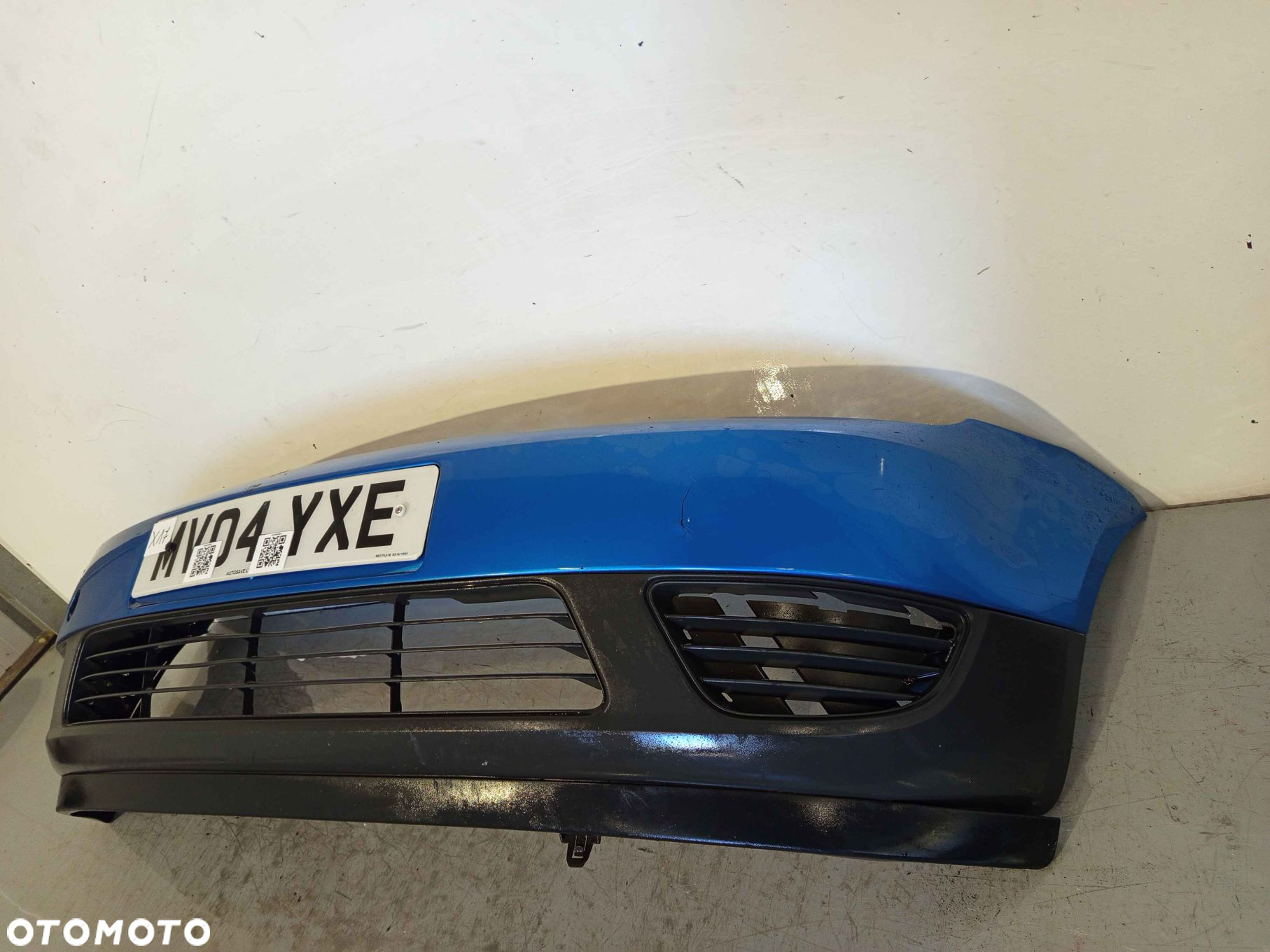 + ZDERZAK PRZÓD PRZEDNI FORD FIESTA MK.6 6 VI BŁĘKITNY MORSKI - 3