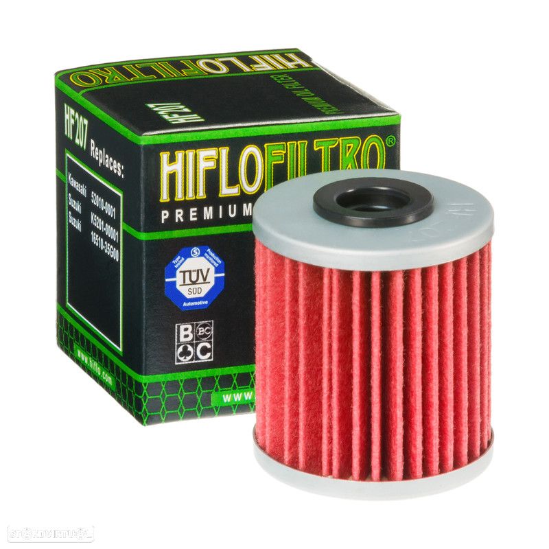 filtro oleo hiflofiltro hf207 - 1