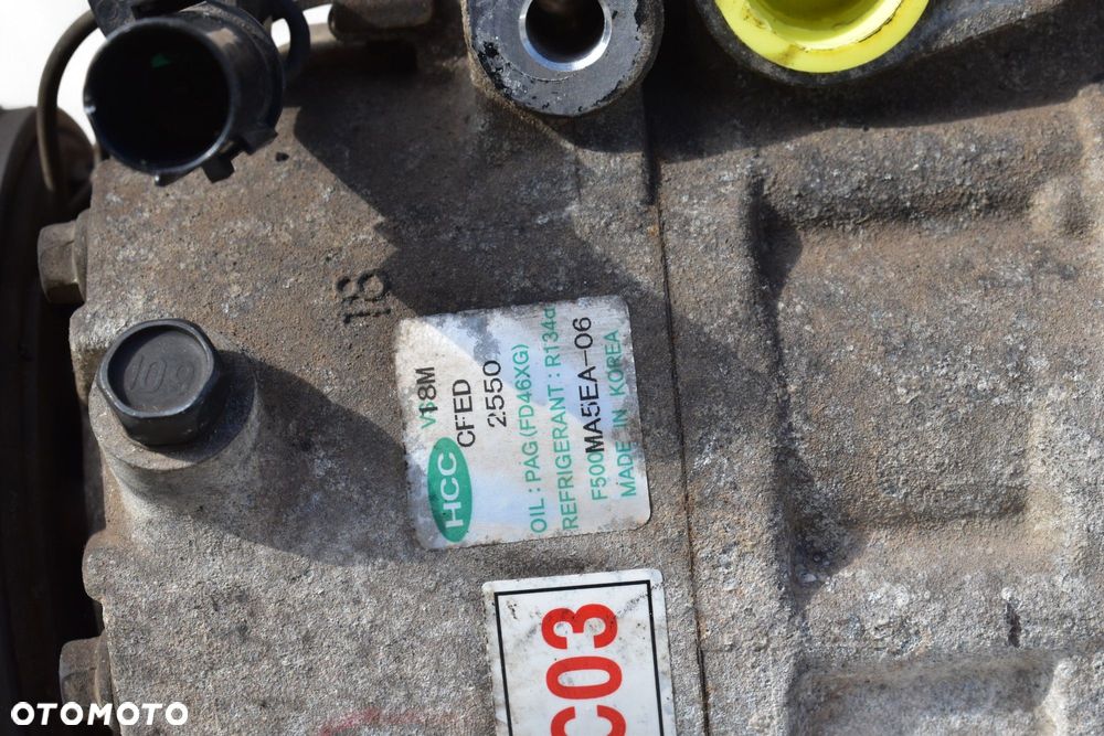 Sprężarka Klimatyzacji HYUNDAI SANTA FE II 2.2 CRDI F500-MA5EA-06 - 3