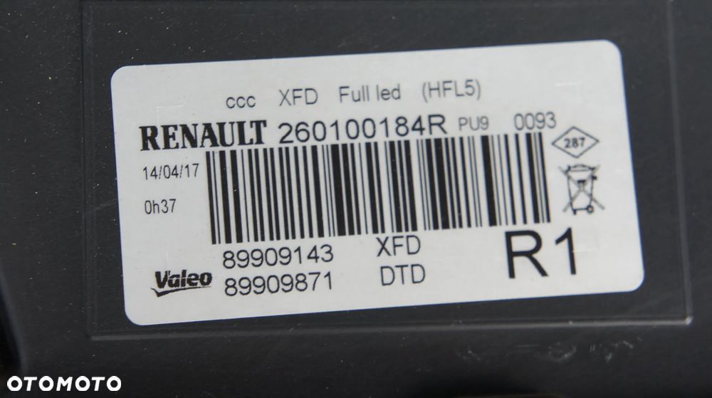 PRZEDNIA PRAWA LAMPA RENAULT TALISMAN FULL LED - 11