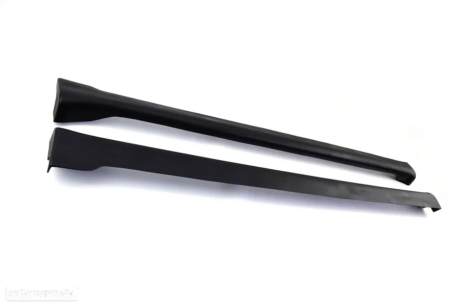 Kit completo para VW Golf 4 / IV 98-03 R32 look em plástico ABS e fibra (para-choques frontal + traseiro + embaladeiras + aileron) - 35