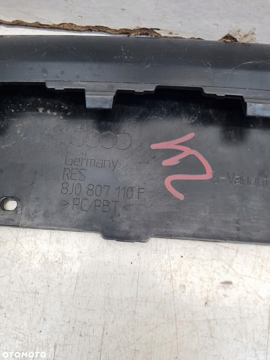 AUDI TT 8J0 TTS LIFT SPOILER ZDERZAKA PRZÓD PRZEDNI - 6