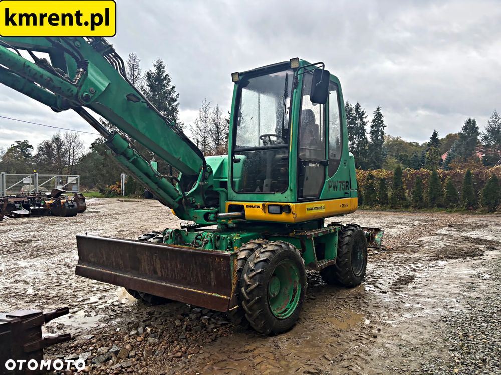 Komatsu PW 75 R KOPARKA KOŁOWA 2000r. | Komatsu pw 98 liebherr 308 309 310 wacker 9503 terex 70 Yanmar 95 - 17