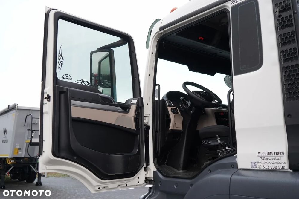 MAN TGS 35.460 / 8X4 / WYWROTKA TYLNOZSYPOWA  / HYDROKLAPA / MEILLER KIPPER / AUTOMAT / EURO 6 - 25