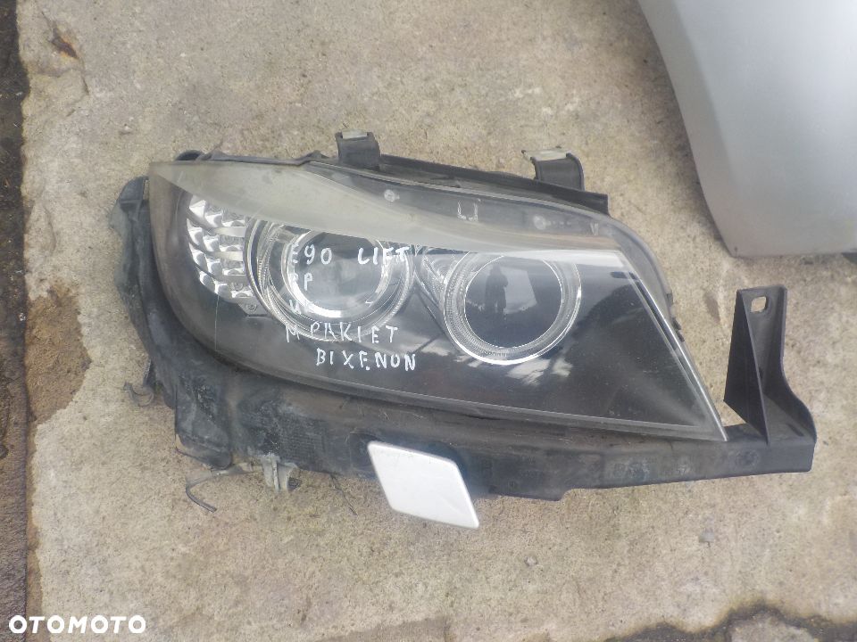 BMW E90 E91 LIFT M PAKIET XENON PRZÓD MASKA ZDERZAK KOMPLET BŁOTNIKI - 2