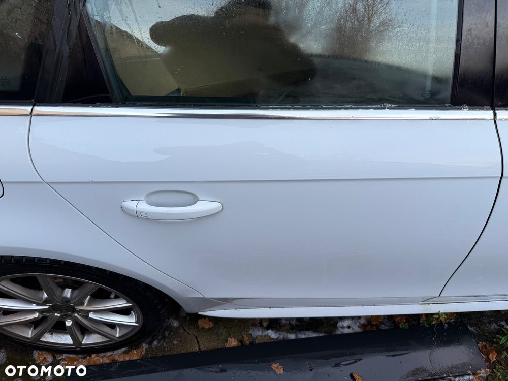 DRZWI PRAWE PRZÓD DRZWI PRAWE TYŁ KOMPLETNE AUDI A4 B8 SEDAN 8K5 LS9R BIAŁA PERŁA - 6