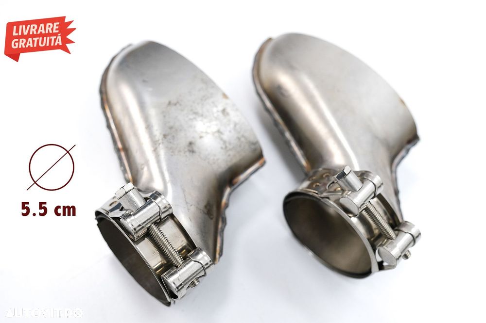 Difuzor Bara Spate si Ornamente Evacuare Audi A6 4G Facelift (2015-2018) RS6 Desig- livrare gratuita - 13