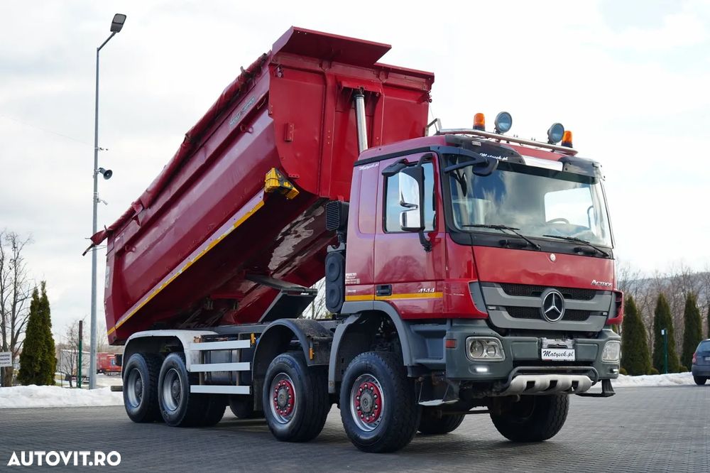 Mercedes-Benz ACTROS 4144 / 8x8 / BASCULATOR SPATE / MEILLER KIPPER / EURO 5 - 1