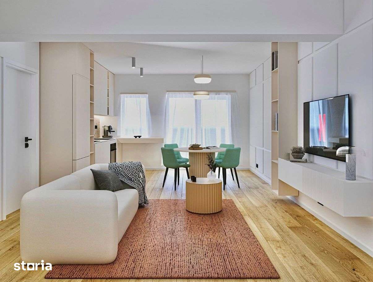APARTAMENT CU 2 CAMERE,ETAJ INTERMEDIAR,ZONA VIVO — fotografia 1