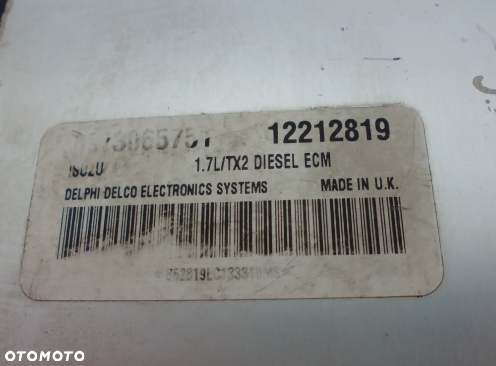 Sterownik komputer silnika Isuzu Delphi 8973065751 12212819 - 3