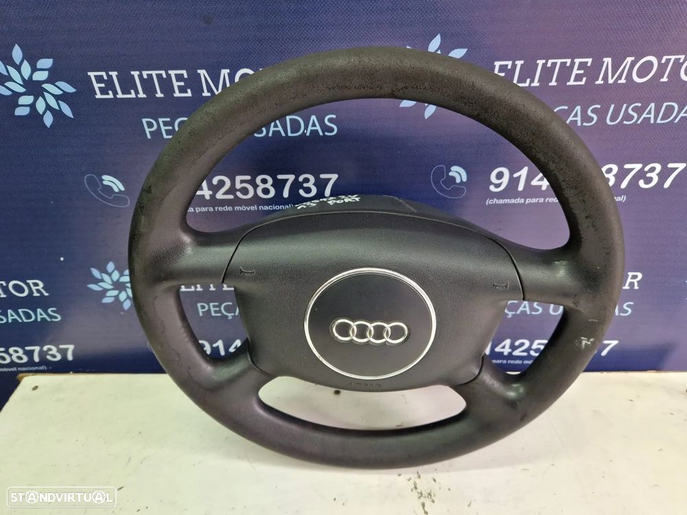 Volante usado borracha com airbag AUDI A3 8P 4 BRAÇOS - 3