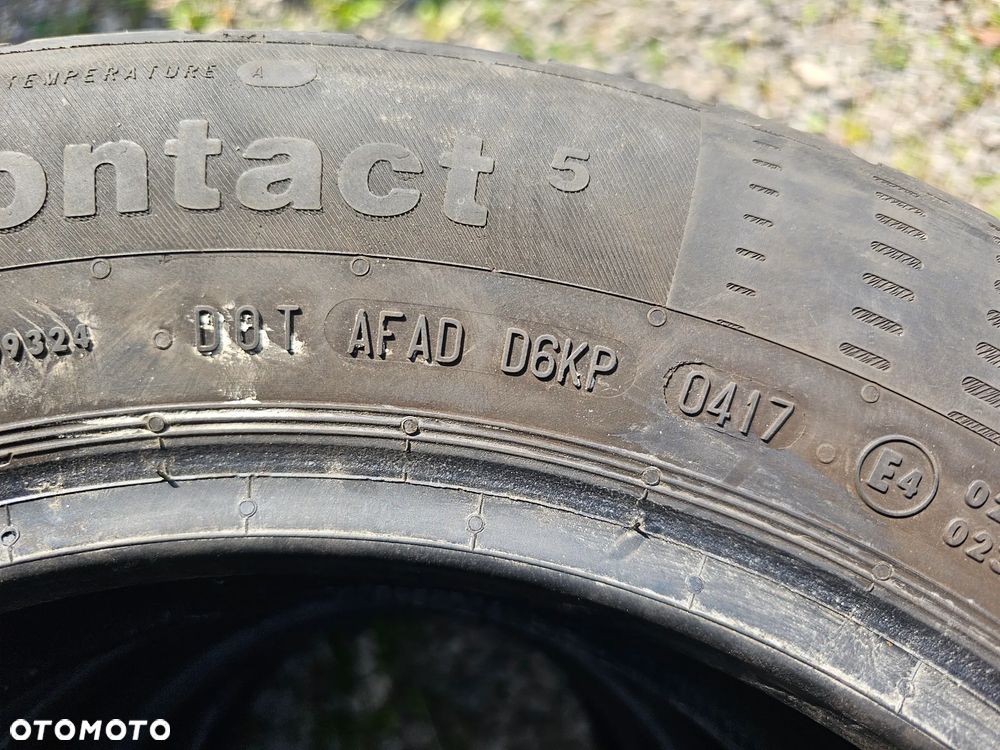 Opony letnie CONTINENTAL 185/65R15 88H CONTIECOCONTACT 5 (4szt.) (2x4,0 2x4,5) (DOT: 4x0417) L900 - 6